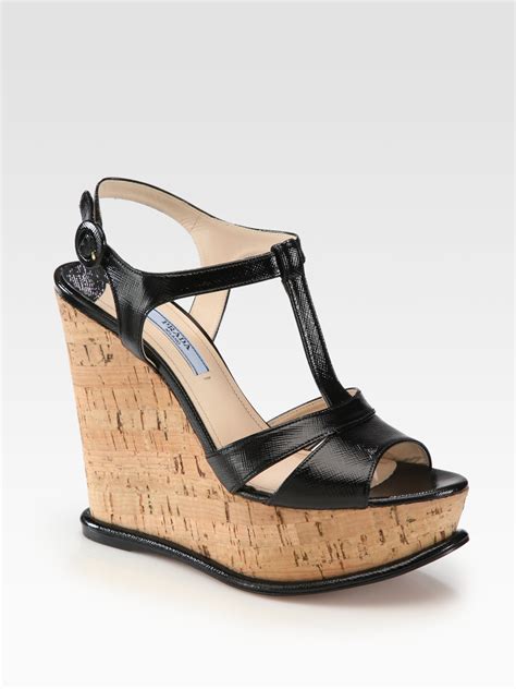 Prada wedge sandals